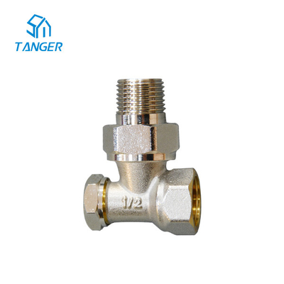Termostatik Handuk Radiator Lockshield Valve Rail Terbuka Atau Tertutup 10mm 15mm 8mm