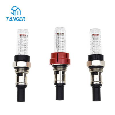 Manifold Pemanas Air Di Bawah Lantai Flow Meter / Regulator 1/2 &quot;Kuningan Berlapis Nikel