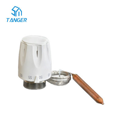 Kepala Katup Radiator Termostatik Menara M30x1.5 mm Dengan Sensor Cair