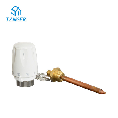 Kepala Katup Radiator Termostatik Menara M30x1.5 mm Dengan Sensor Cair