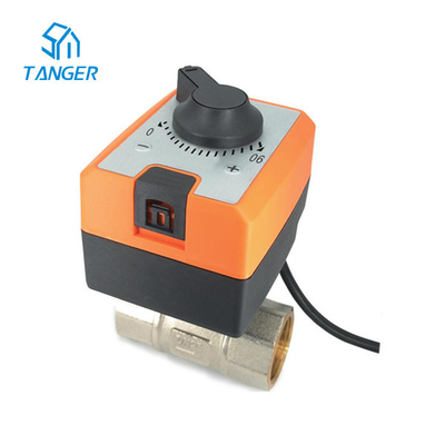 Diy Electric Ball Valve Actuator Produsen 0-10V Tombol Saklar Manual 10Nm IP54
