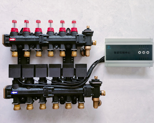 6 Loop Manifold Pemanas Di Bawah Lantai Tanpa Sistem Pompa Pengukur Aliran Radiant EP
