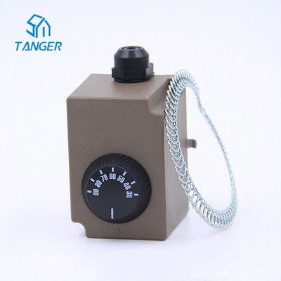 Termostat Pipa Silinder Pemasangan Permukaan Termostat Tangki Pemanas Pusat
