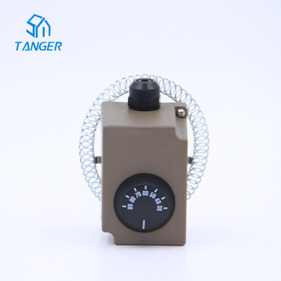 Termostat Pipa Silinder Pemasangan Permukaan Termostat Tangki Pemanas Pusat