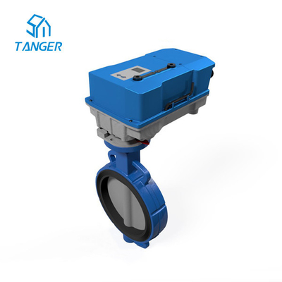 Rotary Valve Actuator Produsen Listrik Untuk Butterfly Valve IP67 168Nm