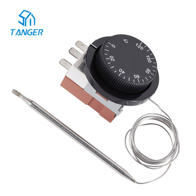 Saklar Kontrol Suhu Keamanan Termostat Kapiler 0-120C
