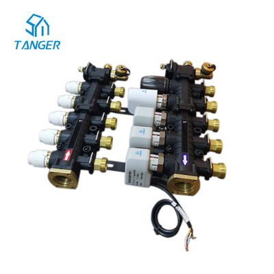 11 Port 6 Port 4 Port 5 Zona Manifold Pemanas Bawah Lantai Unit Katup Pencampur Pompa