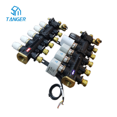 11 Port 6 Port 4 Port 5 Zona Manifold Pemanas Bawah Lantai Unit Katup Pencampur Pompa