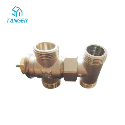10mm 15mm Sampai 20mm Radiator Valves Untuk Handuk Radiator Underfloor Heating Trv 4 Way