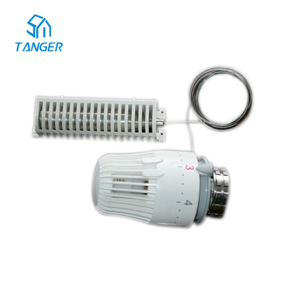 M30 Radiator Trv Head Kepala Termostatik Dengan Kapiler Remote Stainless Steel