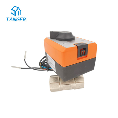 2 Way Rs485 Kontrol Komunikasi Actuator Valve Layar LCD 24v Ac IP54