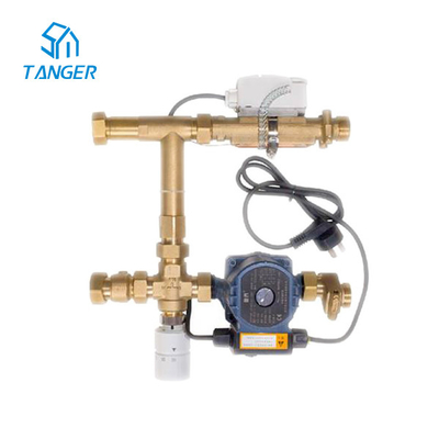 Menyesuaikan Sistem Pemanas Di Bawah Lantai Manifold Mixing Water Thermostatic Pump Mixer